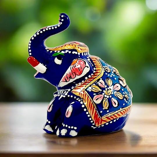 Meenakari Appu Elephant Statue