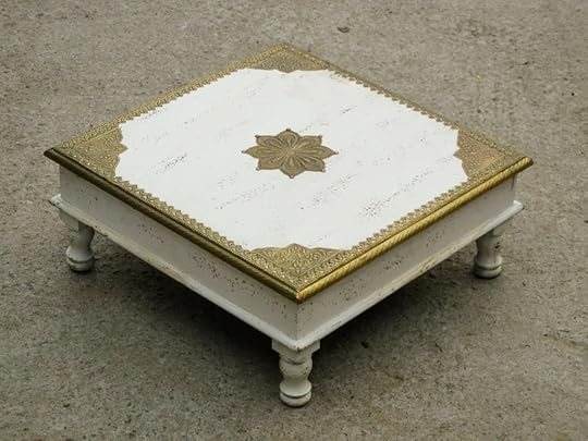 Wooden Low Height Chowki