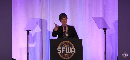 SFWA Nebula Awards - Kate Ristau onstage