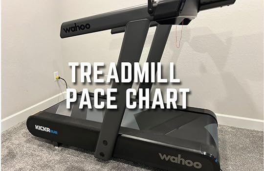 Treadmill Pace Chart