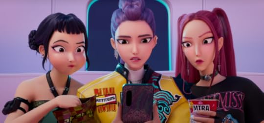 The girls Kpop Demon Hunters