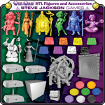 Wiz-War STL Figures & Accessories