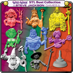 Wiz-War STL Bust Collection