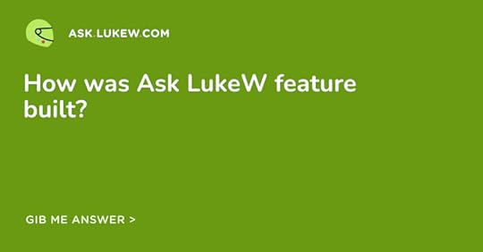 Ask LukeW tech stack question