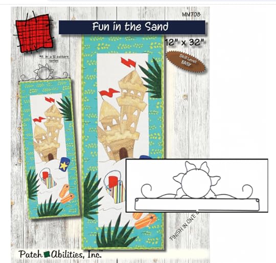 Patch Abilities Fun in the Sand Wall Hanging Pattern & Quilt Hanger Set