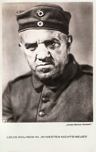 Louis Wolheim in All Quiet on the Western Front