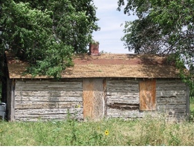 Black Elk’s abandoned cabin on the Pine Ridge Indian Reservation.