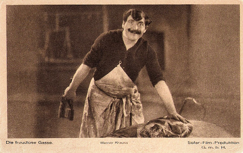 Werner Krauss in Die Freudlose Gasse (1925)