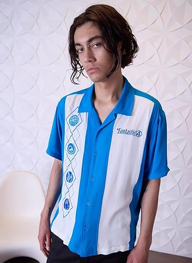 Our Universe Marvel The Fantastic Four: First Steps Icons Bowling Woven Button-Up