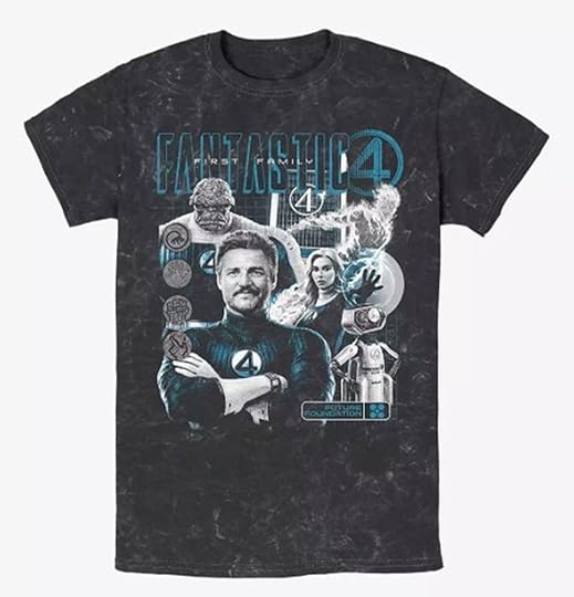 Marvel The Fantastic Four: First Steps Club Fantastic Mineral Wash T-Shirt Hot Topic Web Exclusive