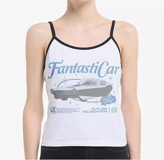 Marvel The Fantastic Four: First Steps Fantastic Car Girls Cami Hot Topic – Web Exclusive 