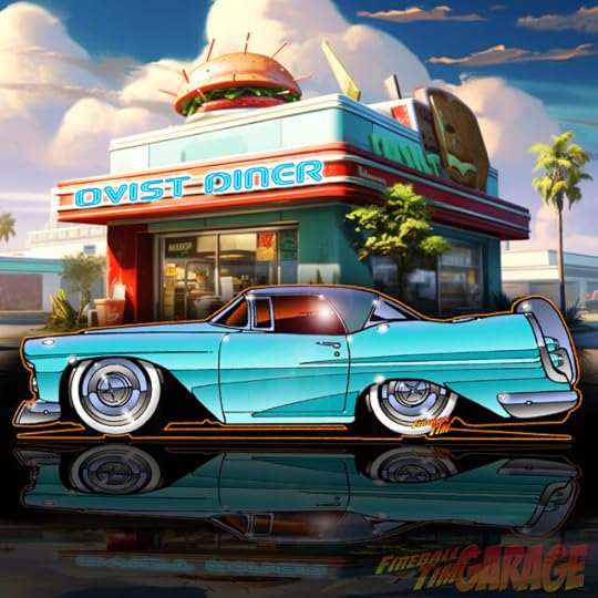 Automotive Pop Culture Movie and TV Car Sketches by Fireball Tim Garage