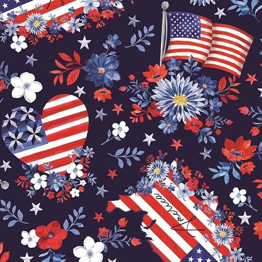 Faith, Family, Freedom Patriotic fabric by Nicole DeCamp for Kanvas Studios and Benartex Designer Fabric is available from Nancy Zieman Productions at ShopNZP.com