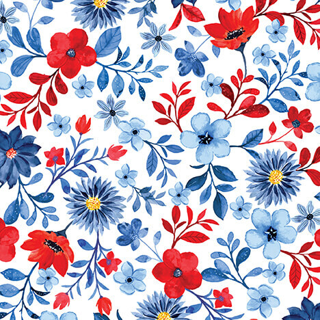 Faith, Family, Freedom Patriotic fabric by Nicole DeCamp for Kanvas Studios and Benartex Designer Fabric is available from Nancy Zieman Productions at ShopNZP.com