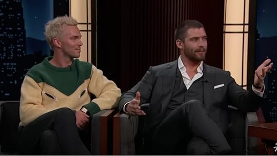 Nicholas Hoult and David Corenswet appear on Jimmy Kimmel Live! to promote Superman.
