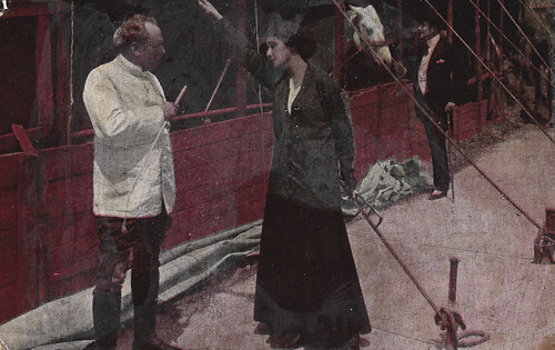 Leda Gys and Mario Bonnard in La pantomima della morte (1915)