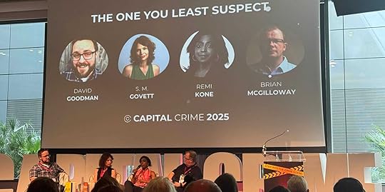 Capital Crime 2025 - my first ever panel