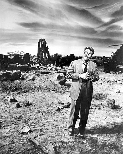 Burgess Meredith in the Twilight Zone episode Time Enough at Last