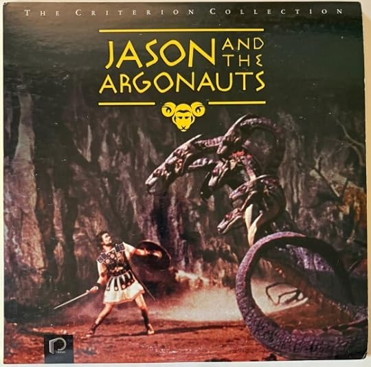 Laserdisc of Jason and the Argonauts. The top says 