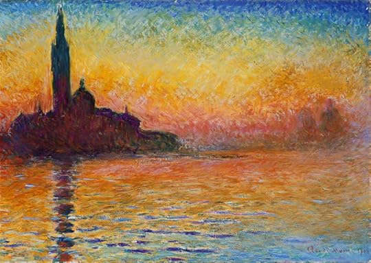 “San Giorgio Maggiore at Dusk” (1908) by Claude Monet