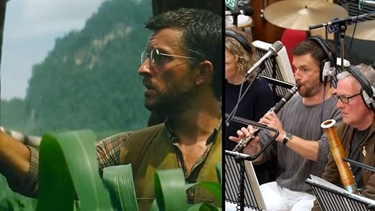 jonathan bailey plays in the jurassic world rebirth orchestra for soundtrack