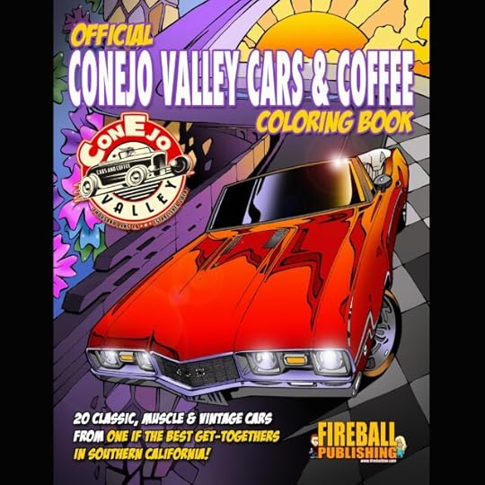 Automotive Pop Culture Movie and TV Car Art and Coloring Books by Fireball Tim Garage