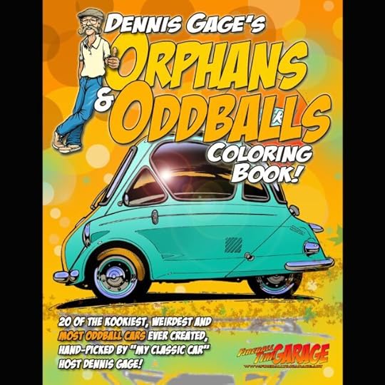 Automotive Pop Culture Movie and TV Car Art and Coloring Books by Fireball Tim Garage