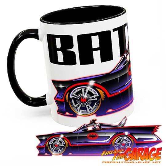 Automotive Pop Culture Movie and TV Car Art and Coloring Books by Fireball Tim Garage