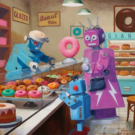 'Moment of Truth' (oil on canvas, 34 in x 34 in)