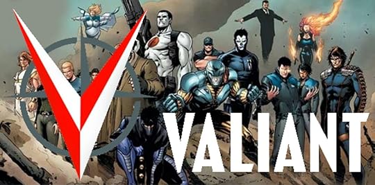 Valiant Comics characters and logo.