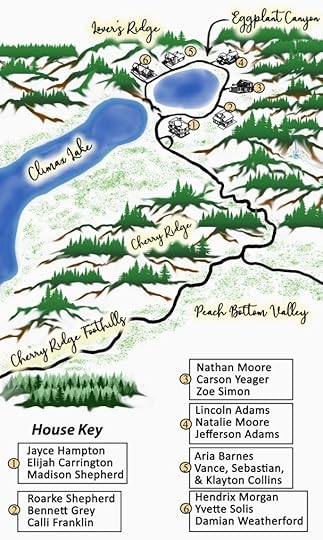 Sylvie Haas Eggplant Canyon Complete Series Neighborhood Map