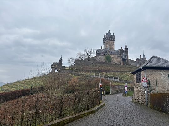 Hill path leading up to Cochem Castle