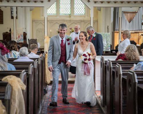 photo of Kathy's wedding