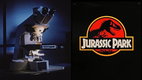 The microscope from the teaser trailer to the original Jurassic Park.