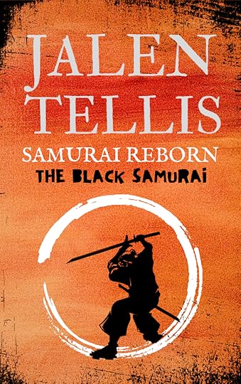 Orange cover of Samurai Reborn with a Japanese manga feel