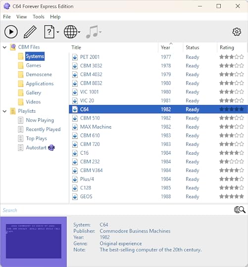 C64 Forever Express Edition running on Windows 11