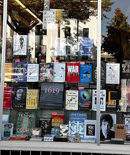 Window display at Square Books, Oxford, MS