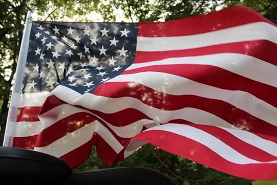 American flag for July 4