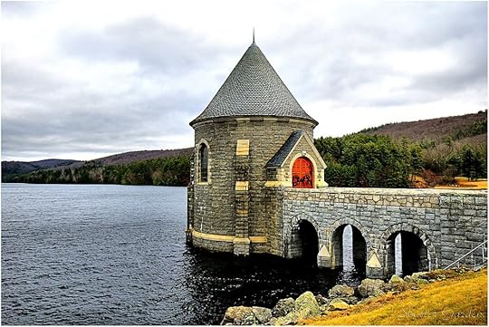 Side view of the castle