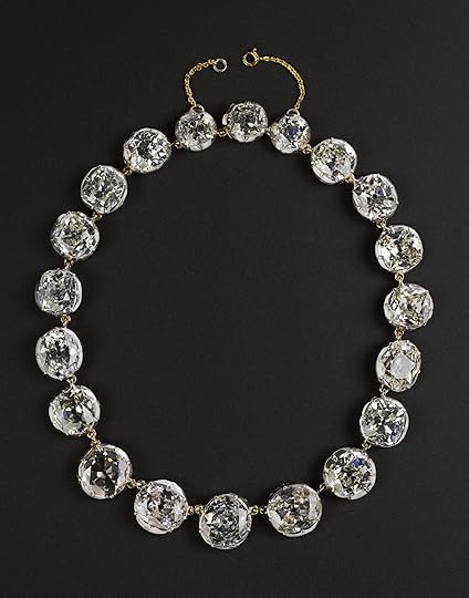 The Sutherland Diamonds, comprising diamond necklace with two additional diamond-set sections.