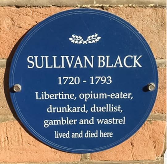 sullivan black plaque
