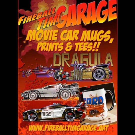 Automotive Pop Culture Movie and TV Car Art by Fireball Tim Garage