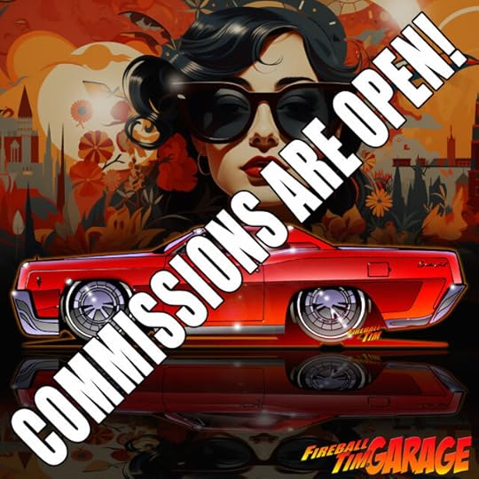Automotive Pop Culture Movie and TV Car Art by Fireball Tim Garage