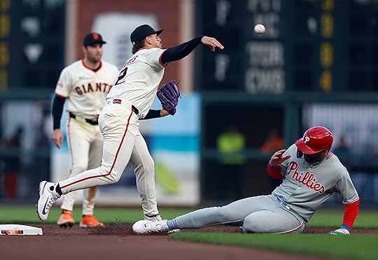 San Francisco Giants’ Willy Adames (2) throws to first base...