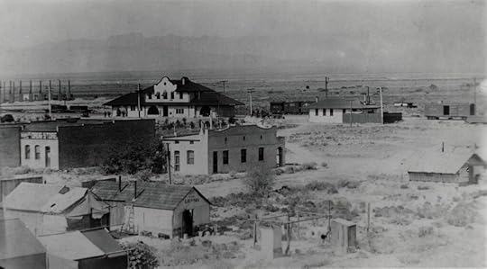 View of Las Vegas in 1912, with mostly one story buildings