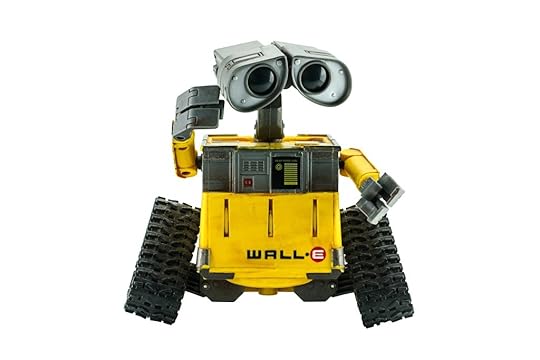 Isolated image of the Wall-E robot