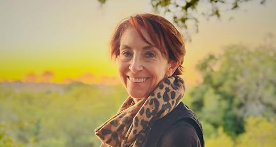 Martha standing in the African Bushveld at sunset