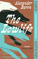 Cover of The Lowlife by Alexander Baron, showing illustration of three racing greyhounds