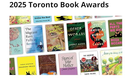 2025 Toronto Book Awards