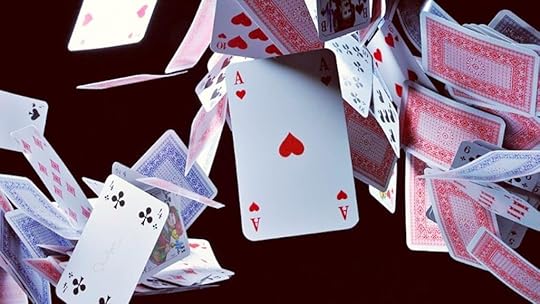 flying mixed deck of cards showing ACE like the ace framework to monitor performance management